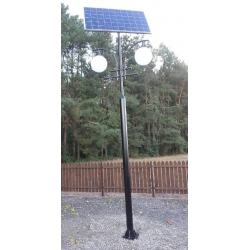 Lampa Solarna Parkowa  ECO II  3m całość 4m 160Wp 80Ah